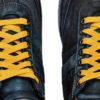Black Leather Trainers - Image 3